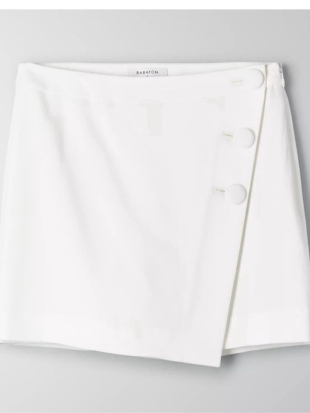 Babaton Button-Accent Mini Skort